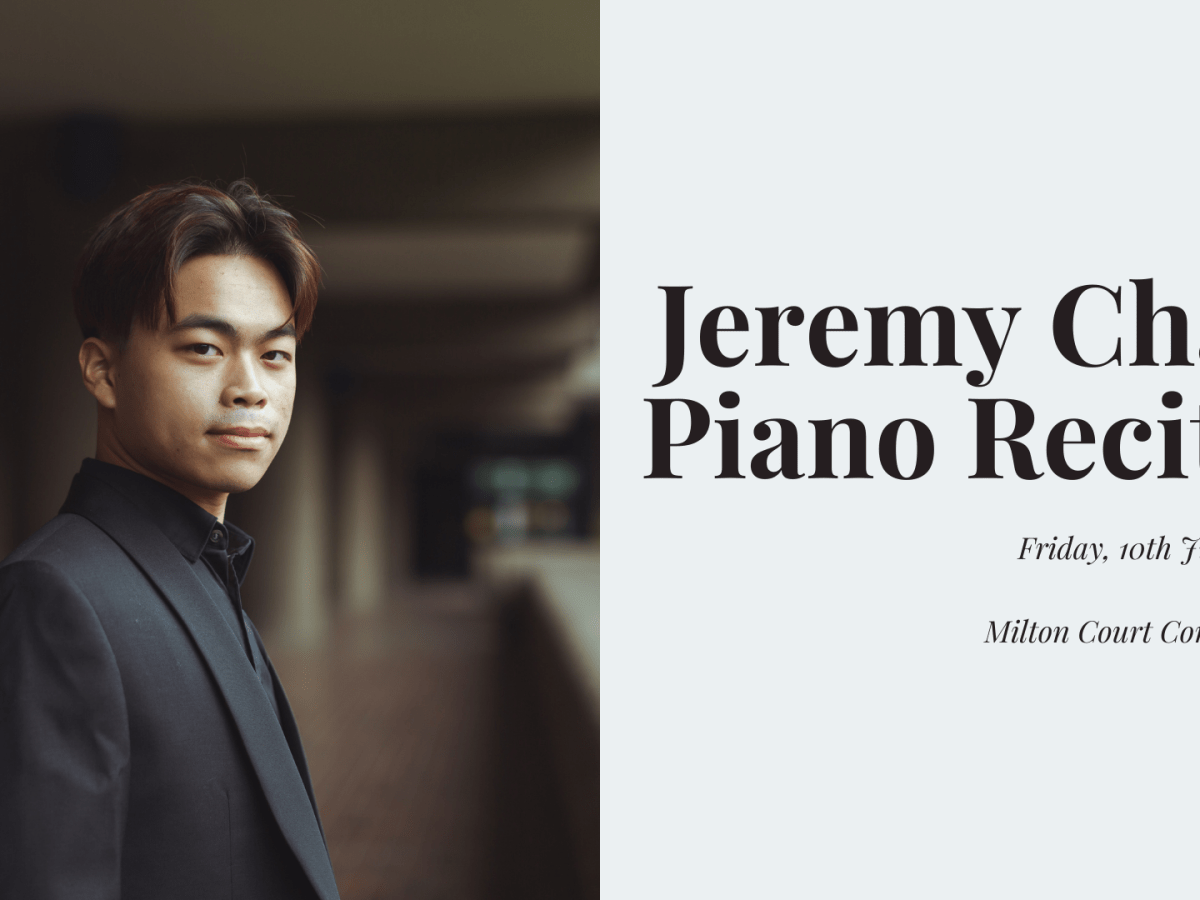 My Final Recital Programme&nbsp;Notes